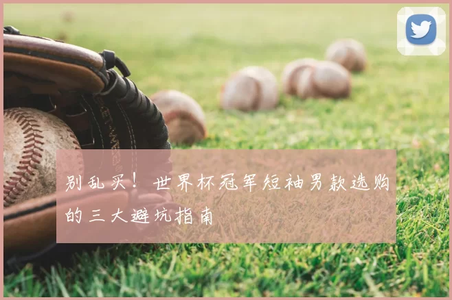 别乱买!世界杯冠军短袖男款选购的三大避坑指南